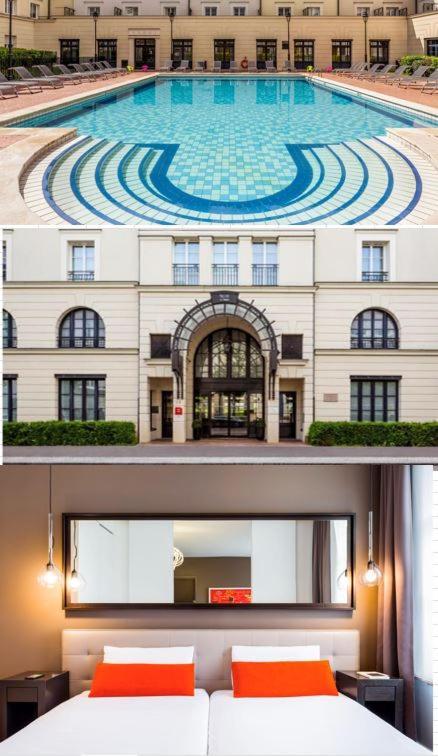 Disneyland Deluxe Flat, Outside Pool, Climatisation, 1 Min To Disney Parks سيري المظهر الخارجي الصورة